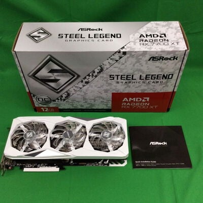 【川崎店】中古  ASRock RX7700XT SL 12GO RX7700XT Steel Legend OC (RX7700XT 12G) 162741 