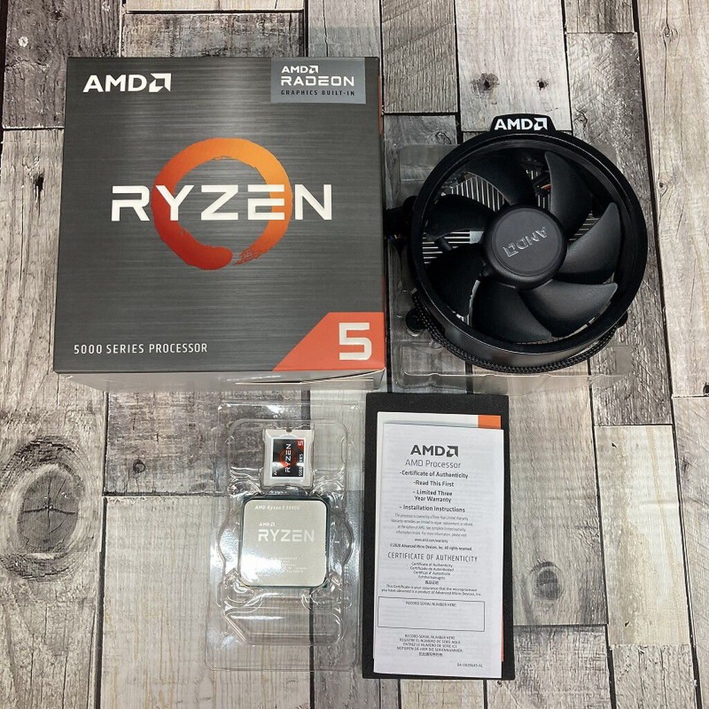 中古 AMD Ryzen 5 5600G (AM4/3.9GHz/19M/C6/T12/65W) 146740 （321867