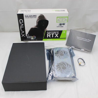 【通販センター】中古  玄人志向 GALAKURO GK-RTX3060Ti-E8GB/WHITE/LHR（RTX3060Ti 8GB） 3480039741 