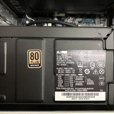 【福山ココローズ店】中古  Lenovo　90JB(i7 8700/16GB/SSD256GB/HDD1TB/GTX1060/W11H) 5090000971 