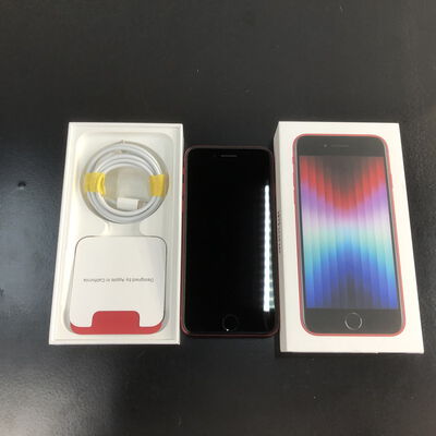 【福山ココローズ店】中古  【国内版SIMフリー】Apple iPhoneSE 4.7インチ (第3世代) 128GB (PRODUCT)RED MMYH3J/A 154856 