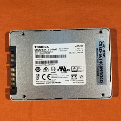 【なんば店】中古  CFD CSSD-S6T480NRG4Q (SATA3 480GB TLC) 3280021966 