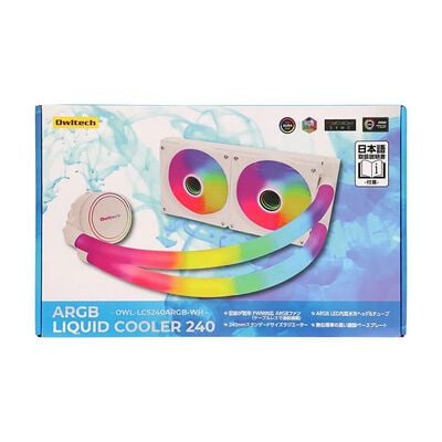 オウルテック  OWL-LCS240ARGB-WH (240mm ホワイト) 