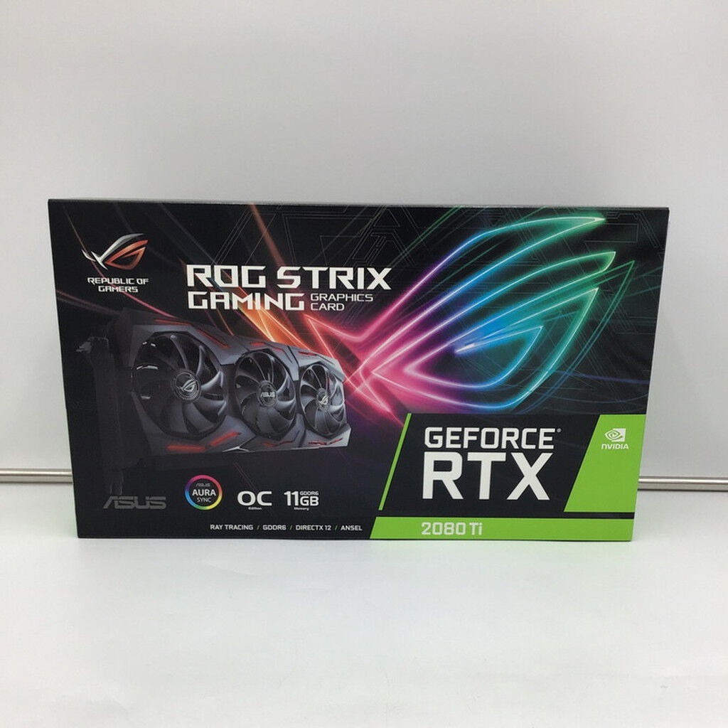 中古 ASUS ROG-STRIX-RTX2080TI-O11G-GAMING (RTX2080Ti 11G GDR6