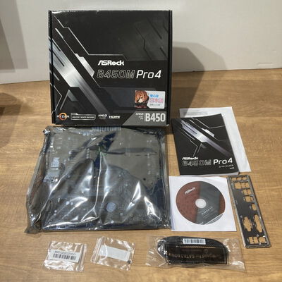 【富山本郷店】中古  ASRock B450M Pro4 (B450 AM4 mATX DDR4) 137907 