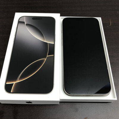 【福山ココローズ店】中古  【docomo版SIMフリー】Apple iPhone16 Pro Max 512GB ナチュラルチタニウム MYWP3J/A 170366 