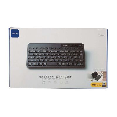 エレコム  TK-CM10DMKBK (無線ミニキーボード) 