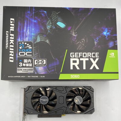 【座間相武台】中古  玄人志向 GG-RTX3060-E12GB/OC/DF (RTX3060 12GB) 144779 