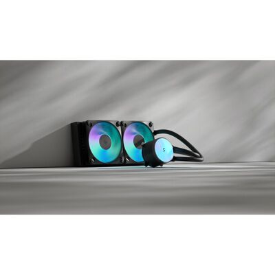 Fractal Design  Radius 240 RGB Black FD-W-RA1-2402 (240mm ARGB ブラック) 