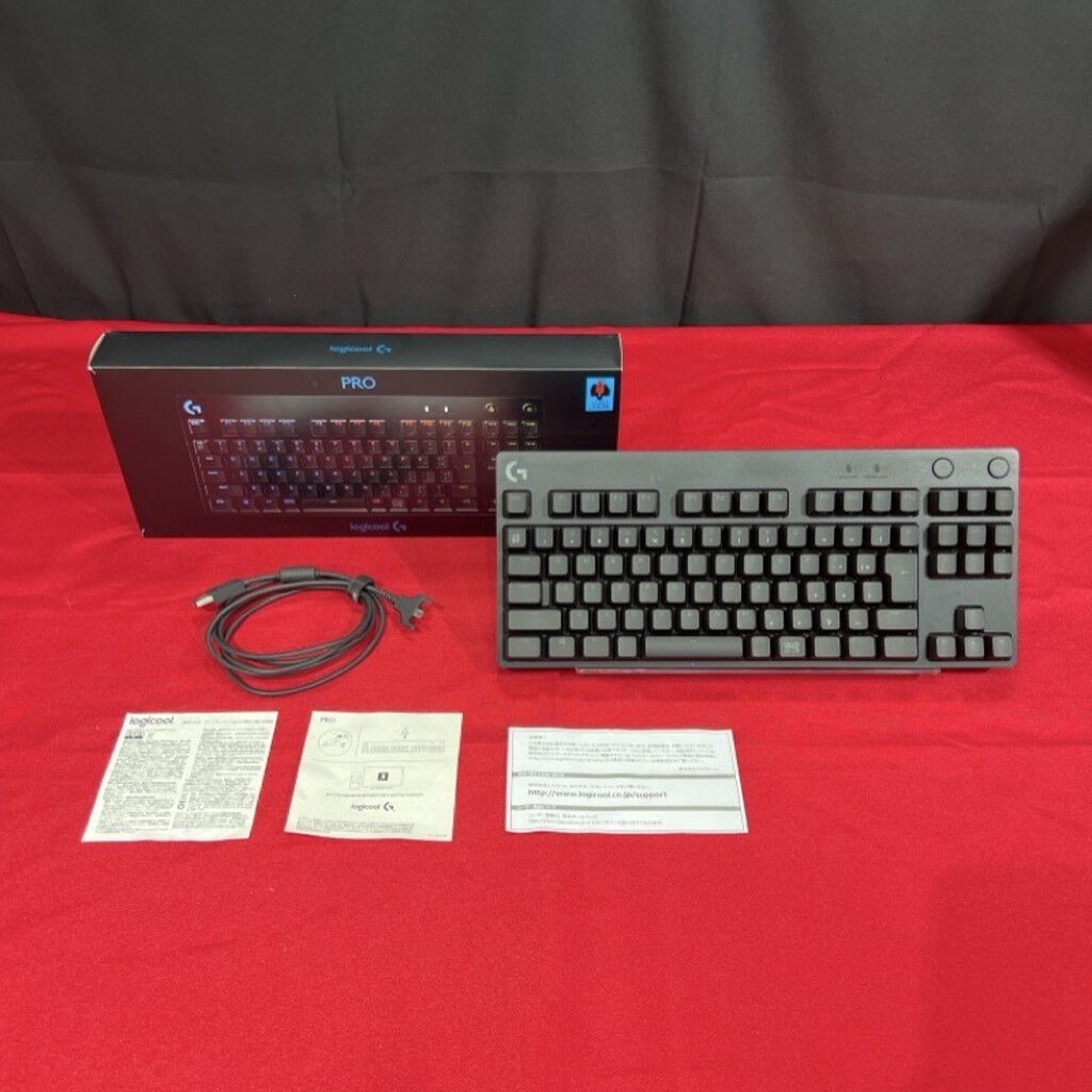 中古 Logicool G-PKB-002LN (有線 ｹﾞｰﾐﾝｸﾞｷｰﾎﾞｰﾄﾞ) 158800 （366377
