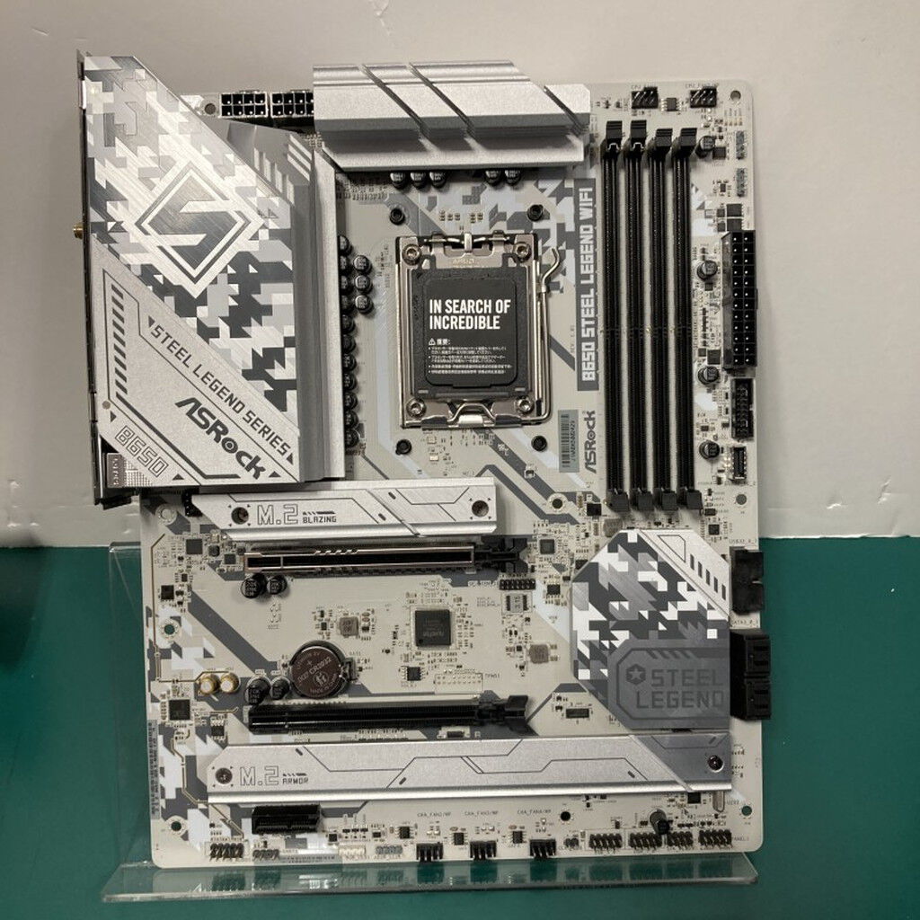 中古 ASRock B650 Steel Legend WiFi (B650 AM5 ATX) 4760001522