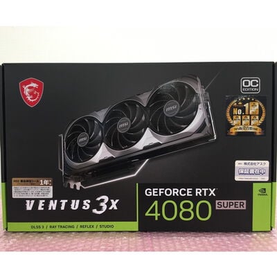 【佐賀南部バイパス店】中古  MSI GeForce RTX 4080 SUPER 16G VENTUS 3X OC (RTX4080 SUPER 16GB) 164267 