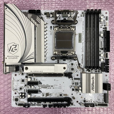 【熊本浜線店】中古  ASRock B650M PG Riptide WiFi White(B650 AM5 mATX) 168307 