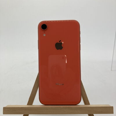 【堺七道店】中古  【SIMロック解除済み】【au】 Apple iPhoneXR 64GB (コーラル)  MT0A2J/A 155336 