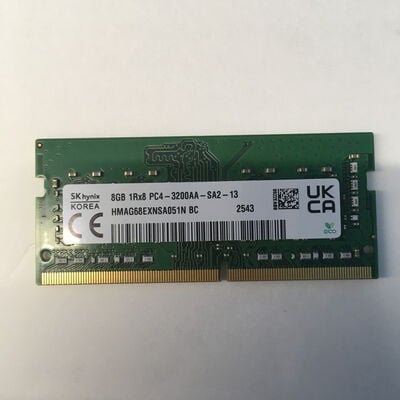【博多店】中古  PC4-25600 8GB ノート用(DDR4-3200) 158771 