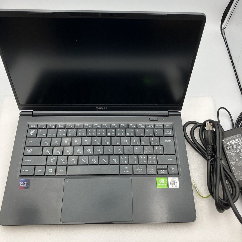 超美品Mouse19124N-CML i7-10 8-256（17）電池100% 中古 mouse DAIV 19124N-CML (i7-10510U/4GB/SSD256GB/MX250/W11P