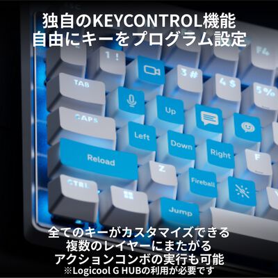 Logicool  PRO X TKL RAPID G-PKB-TKL-RTWH (ホワイト) 