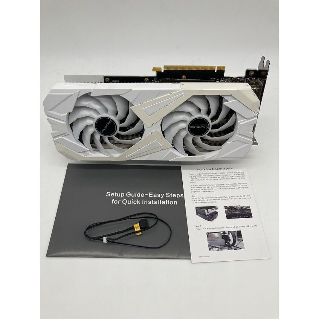 在庫処分セール 中古 【LHR版】玄人志向 (3060Ti GK-RTX3060Ti-E8GB/WHITE/LHR イヤホン