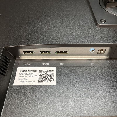 【広島店】中古  Viewsonic VX2728J2-2K-7 (27"W 2H1DP 240Hz WQHD) 3320005313 