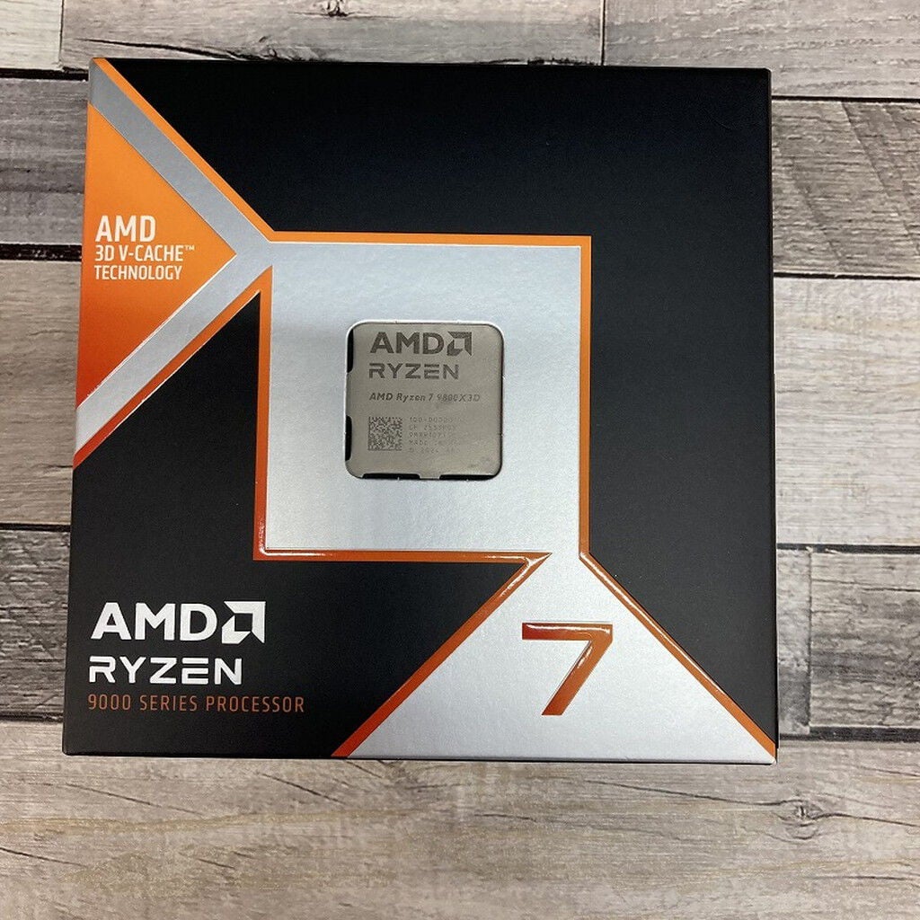 Cooler W/O 9800X3D 7 Ryzen CPU〕AMD 9800X3D 7 【新品未使用】Ryzen CPU単体 [AMD 100-100001084WOF CPU