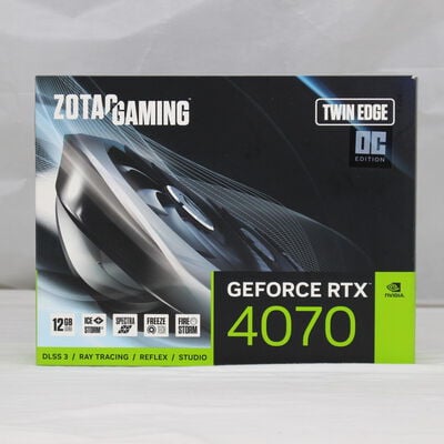 中古  ZOTAC GAMING GeForce RTX 4070 Twin Edge OC ZT-D40700H-10M（RTX 4070 12GB） 3480033706 