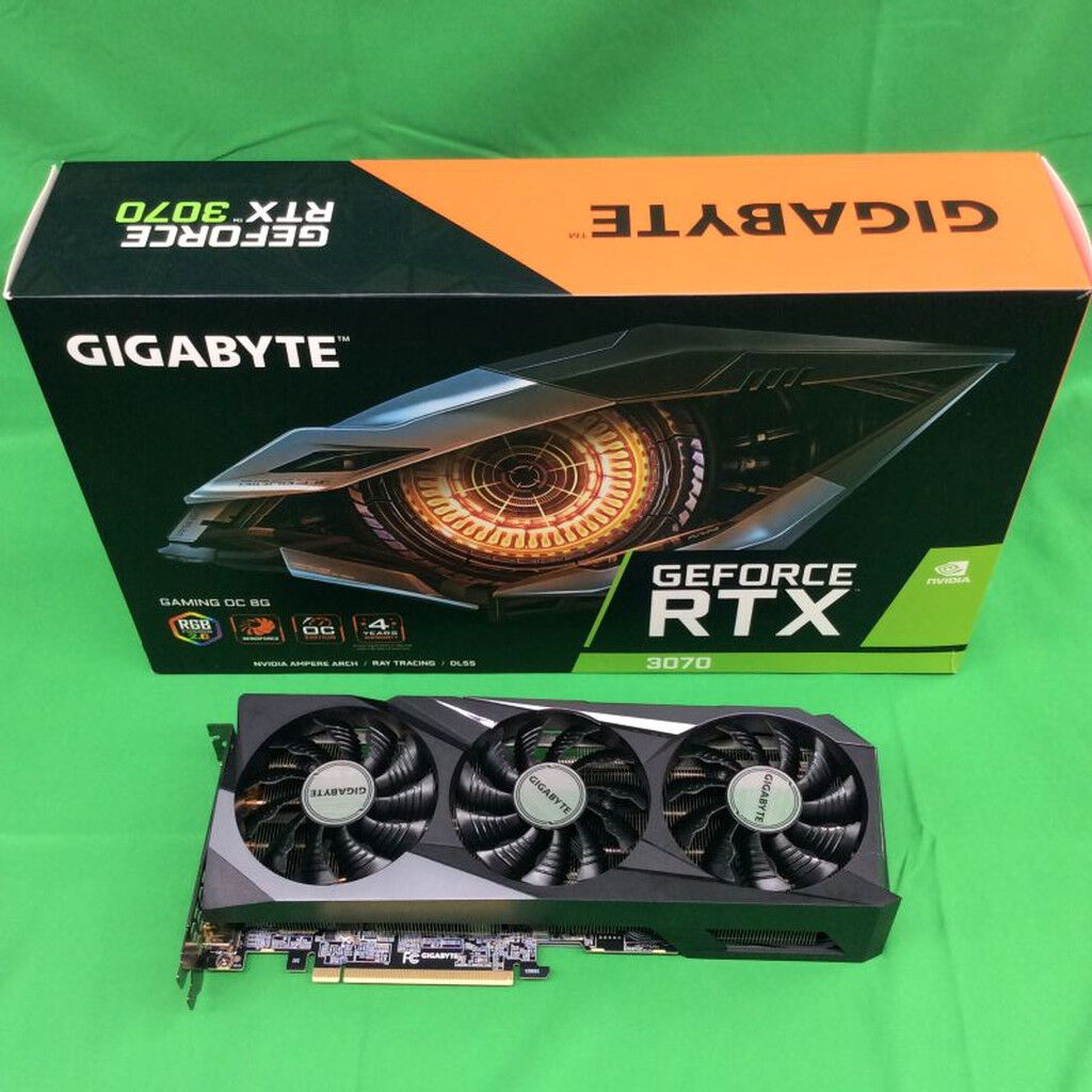 中古 GIGABYTE GV-N3070GAMING OC-8GD (RTX3070 8G) 143899