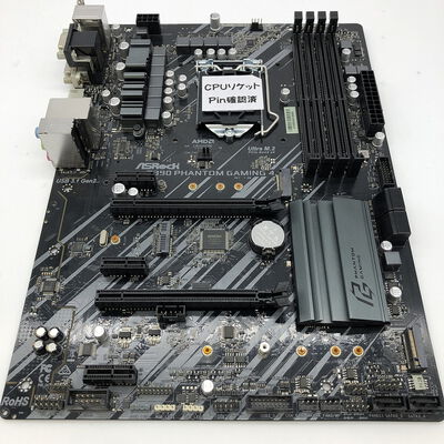 【宇都宮鶴田店】中古  ASRock Z390 Phantom Gaming 4 (Z390 1151 ATX DDR4) 138883 