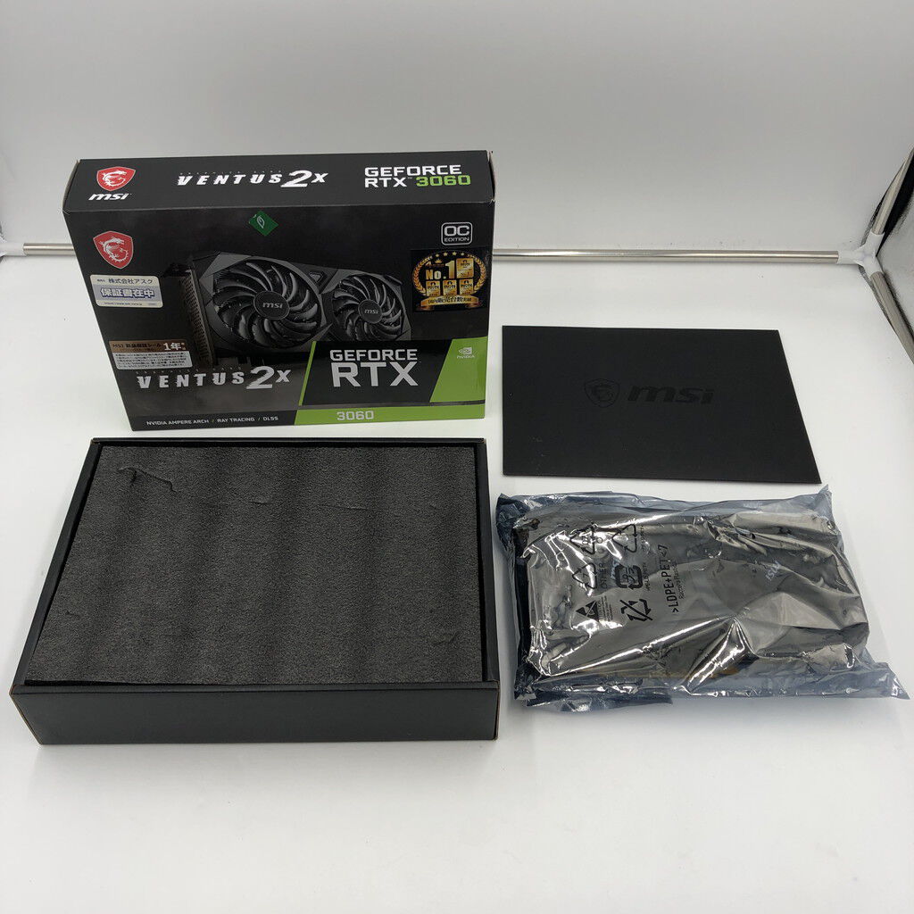 中古 MSI GeForce RTX 3060 VENTUS 2X 12G OC (RTX3060 12GB) 144777