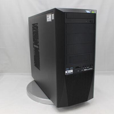 【広島店】中古  THIRDWAVE GALLERIA KT(Intel Core i7 9700/16GB/SSD512GB/DVDマルチ/NVIDIA GeForce GTX 1660 Ti 6GB/W11H64 MAR) 189721 