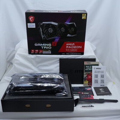 【通販センター】中古  MSI Radeon RX 6800 GAMING X TRIO 16G（RX6800 16GB） 3480042366 