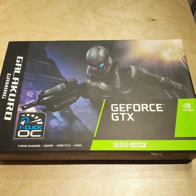 【鹿児島店】中古  玄人志向 GG-GTX1660SP-E6GB/DF (GTX1660 SUPER) 141211 