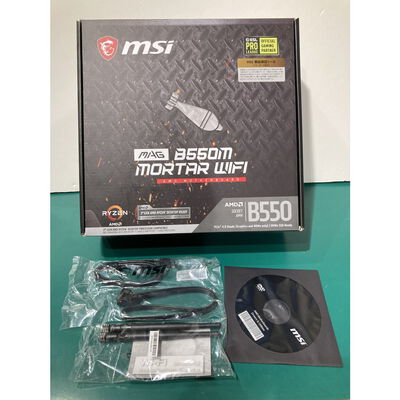 【富山本郷店】中古  MSI MAG B550M MORTAR WIFI (B550 AM4 mATX DDR4) 142926 