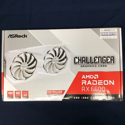 【川崎店】中古  ASRock RX6600 CLW 8G(RX 6600 8GB) 3170006465 