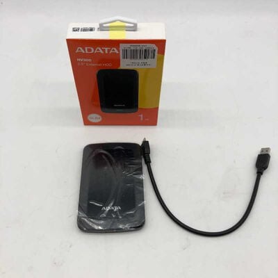 【郡山安積店】中古  ADT AHV300-1TU31-CBK  (USB3.2 ﾎﾟｰﾀﾌﾞﾙHDD 1TB) 4640002908 