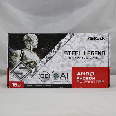 【通販センター】中古  ASRock RX7900GRE SL 16GO(RX7900 GRE Steel Legend) 3480034862 