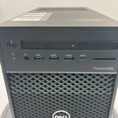 【なんば店】中古  DELL Precision 3650 Tower (i7 11700/64GB/SSD512GB/HDD2TB/Mt/RTX3060 12GB/WLAN) 3280022373 