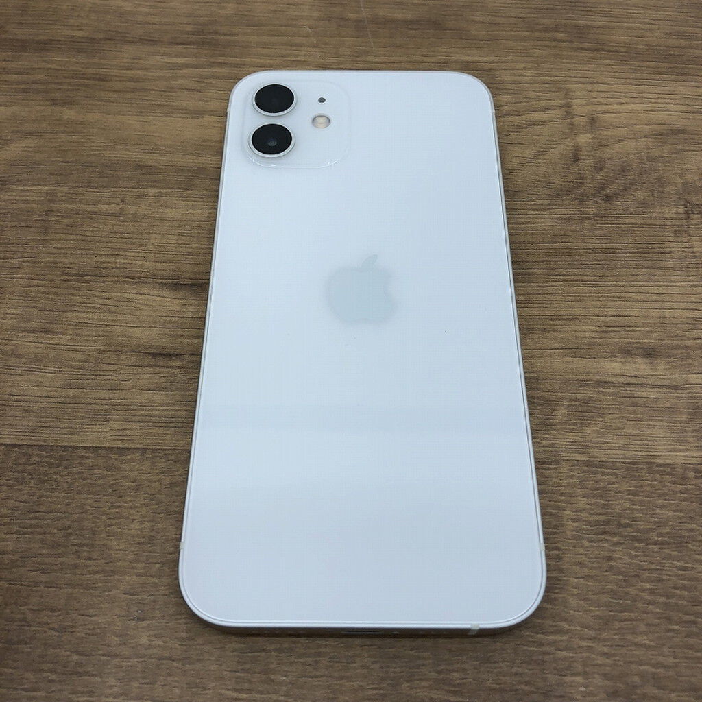 中古 Apple iPhone12 6.1インチ 128GB (ホワイト) 国内版SIM