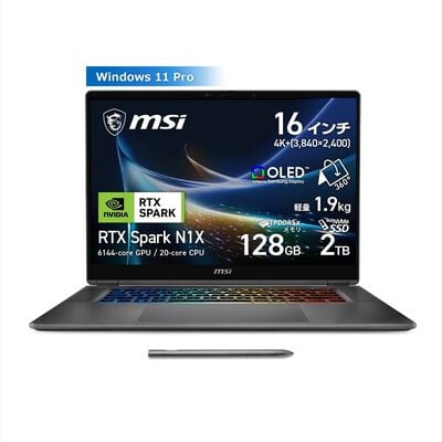 MSI  Prestige N16 Flip AI+ C1XM PRESTIGEN16C1XMT3100JP (Prestige-N16-Flip-AI+C1XMT-3100JP) 