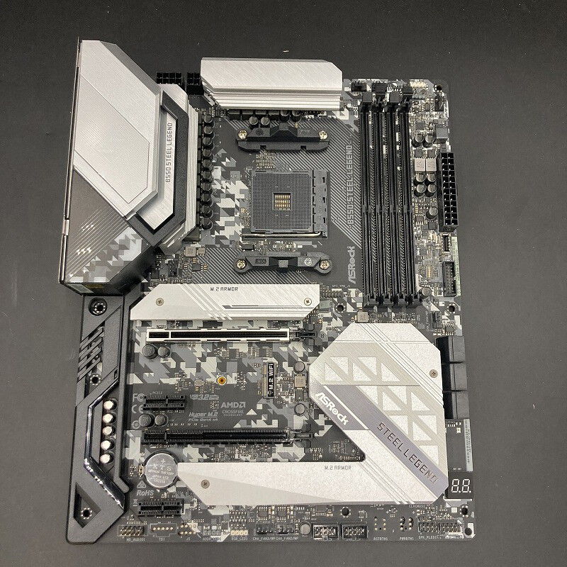 中古 ASRock B550 Steel Legend (B550 AM4 ATX DDR4) 5370000270