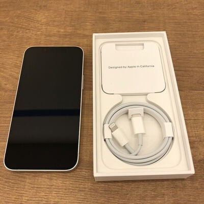 【宇都宮鶴田店】中古  【国内版SIMフリー】Apple iPhone13 mini 5.4インチ 128GB (スターライト) MLJE3J/A 147396 