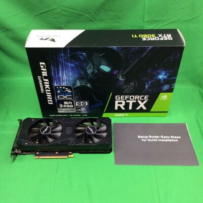 【川崎店】中古  【LHR版】玄人志向 GG-RTX3060Ti-E8GB/DF/LHR (RTX3060Ti 8GB) 146431 