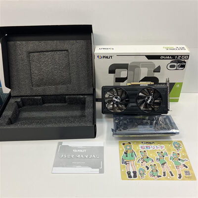 【仙台店】中古  Palit NVIDIAGeForce RTX3060 12GB DUAL OC 3240008693 