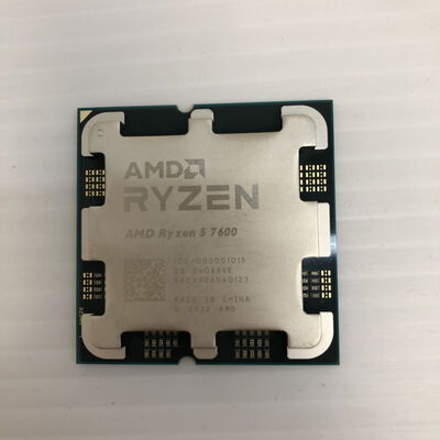 【徳島住吉店】中古  AMD Ryzen 5 7600 (AM5/3.8GHz/38M/C6/T12/65W) 1460025262 