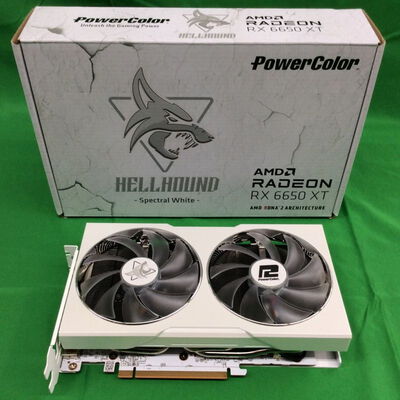 【川崎店】中古  PowerColor Hellhound Radeon RX6650XT Spectral White(RX6650XT 8GB) 3170006701 