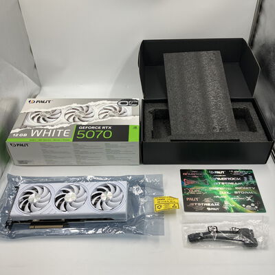 【なんば店】中古  Palit NE75070U19K9-GB2050W (RTX5070 12GB WHITE OC) 188946 