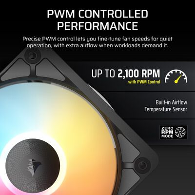 Corsair  iCUE LINK RX120 II RGB Fan Expansion Black CO-9051057-WW (ブラック) 
