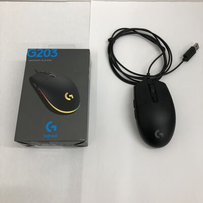 【福山ココローズ店】中古  Logicool G203 LIGHTSYNC Gaming Mouse G203-BK 146968 