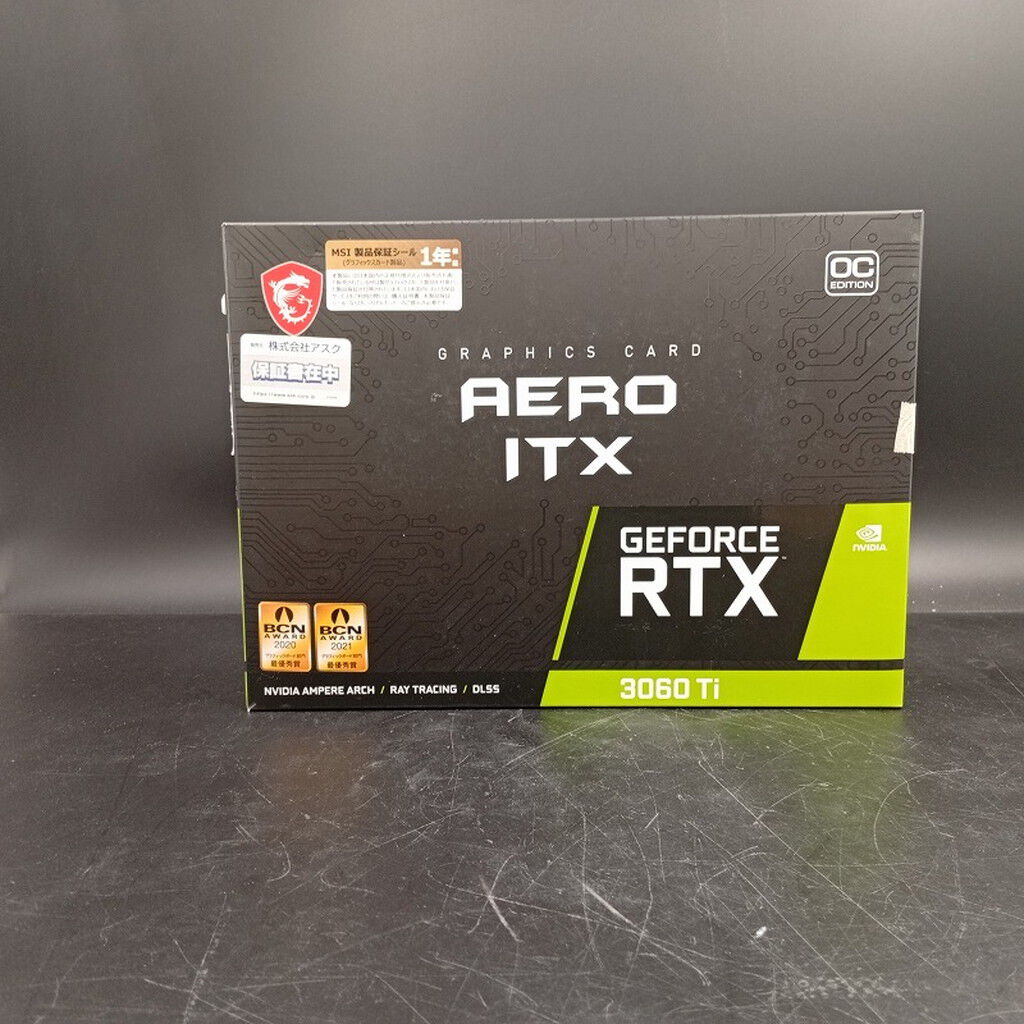中古 Geforce RTX 3060 Ti AERO ITX 8G OC LHR 3120023543 ｜ パソコン