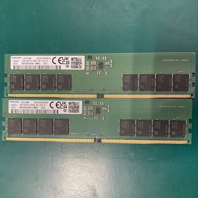 【富山本郷店】中古  16GB 2枚組(合計32GB) PC5-44800/DDR5-5600 デスクトップ用 190887 