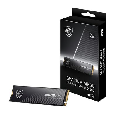 MSI  SPATIUM M560 PCIe 5.0 NVMe M.2 2TB (M.2 2280 2TB) 